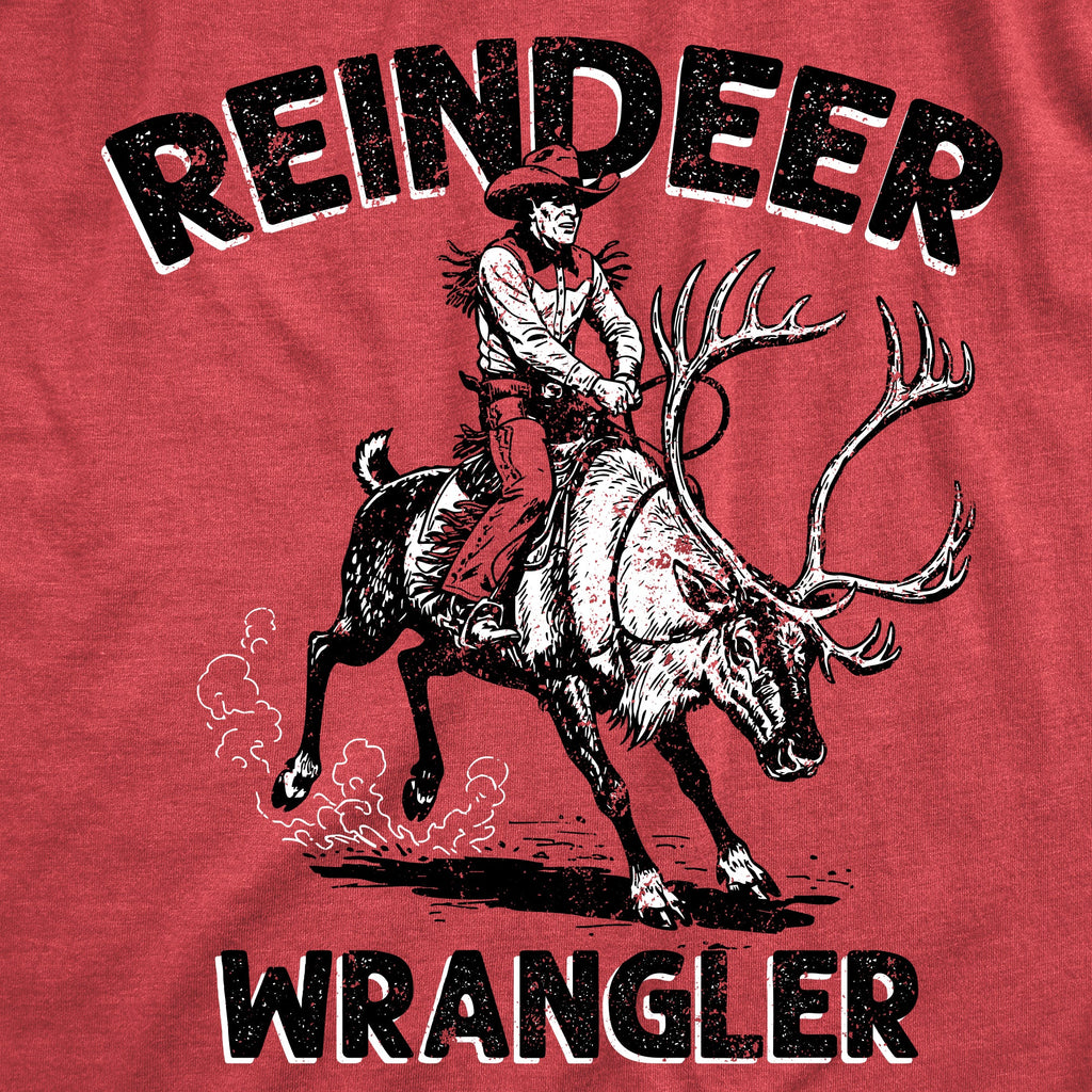 Reindeer Wrangler Men's T Shirt