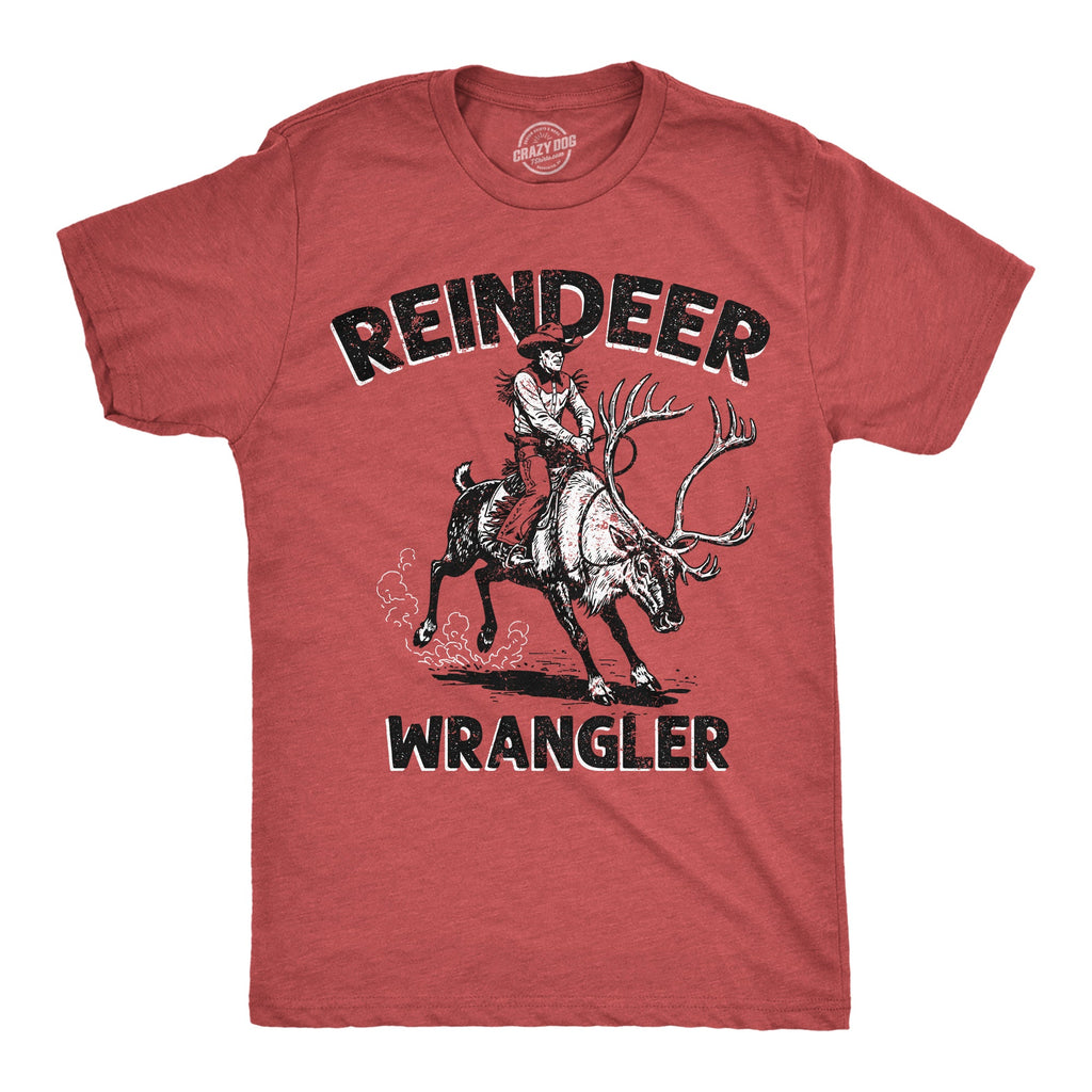Reindeer Wrangler Men's T Shirt