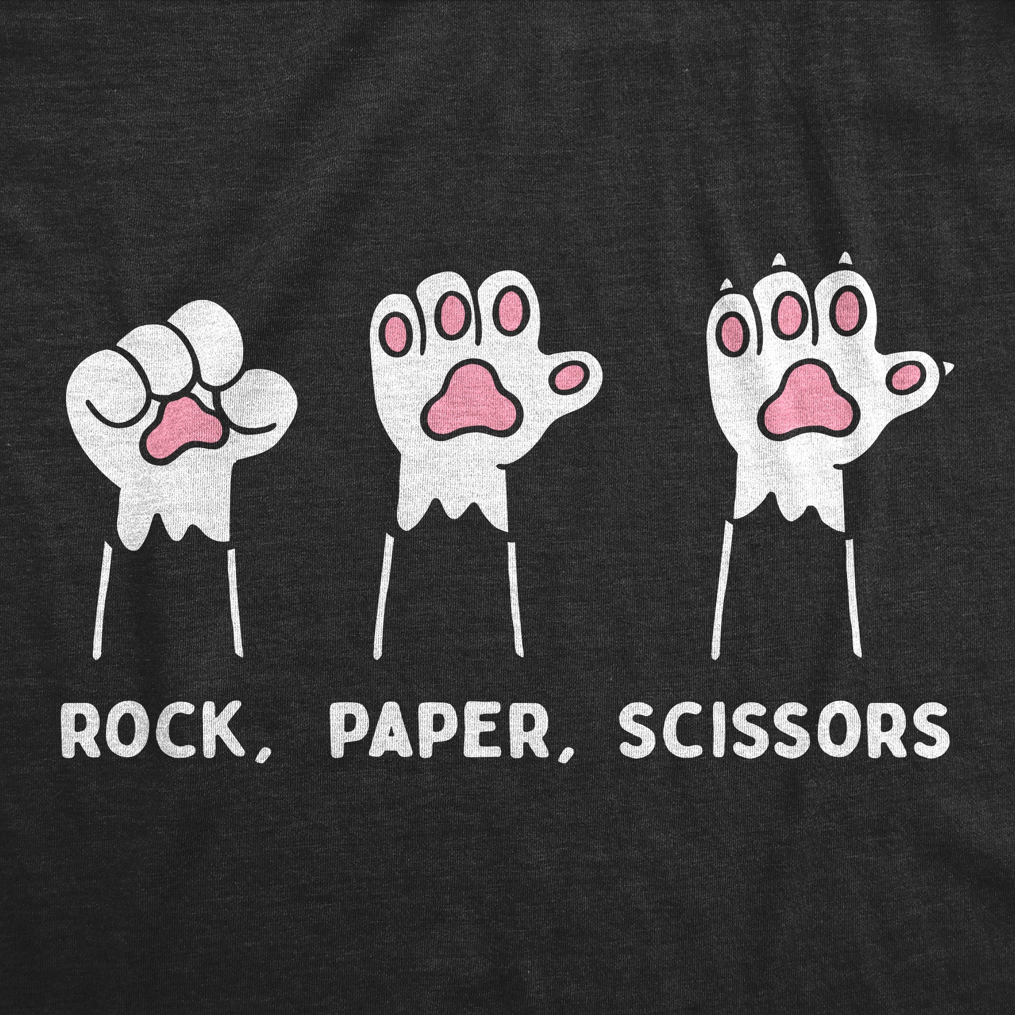 Rock Paper Scissors Cat Paws Women's T Shirt