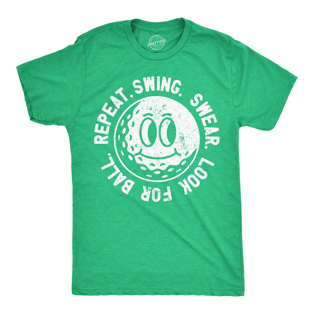 Swing Swear Look For Ball Repeat Men's T Shirt