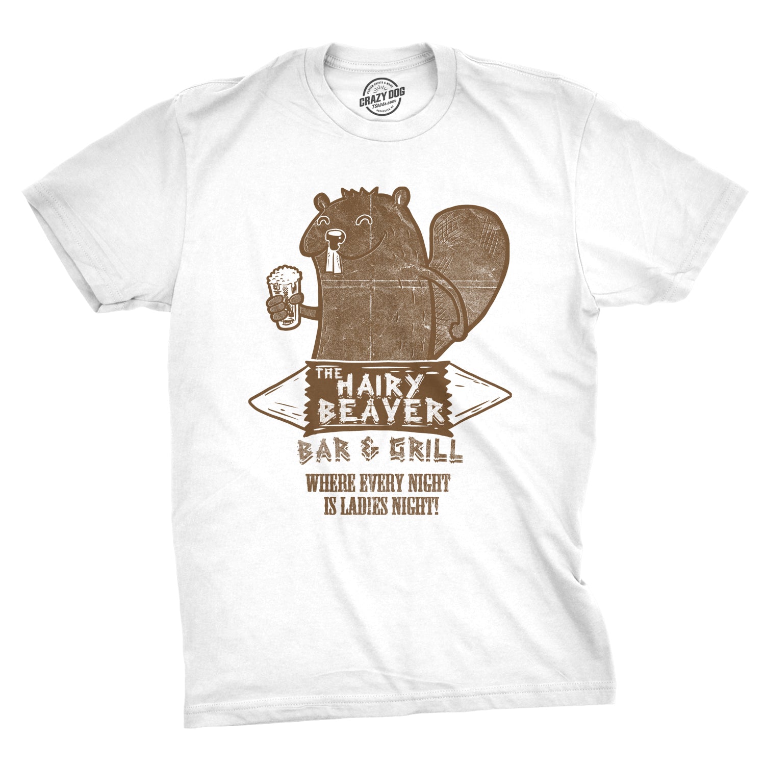 The Hairy Beaver Bar And Grill Men's T Shirt