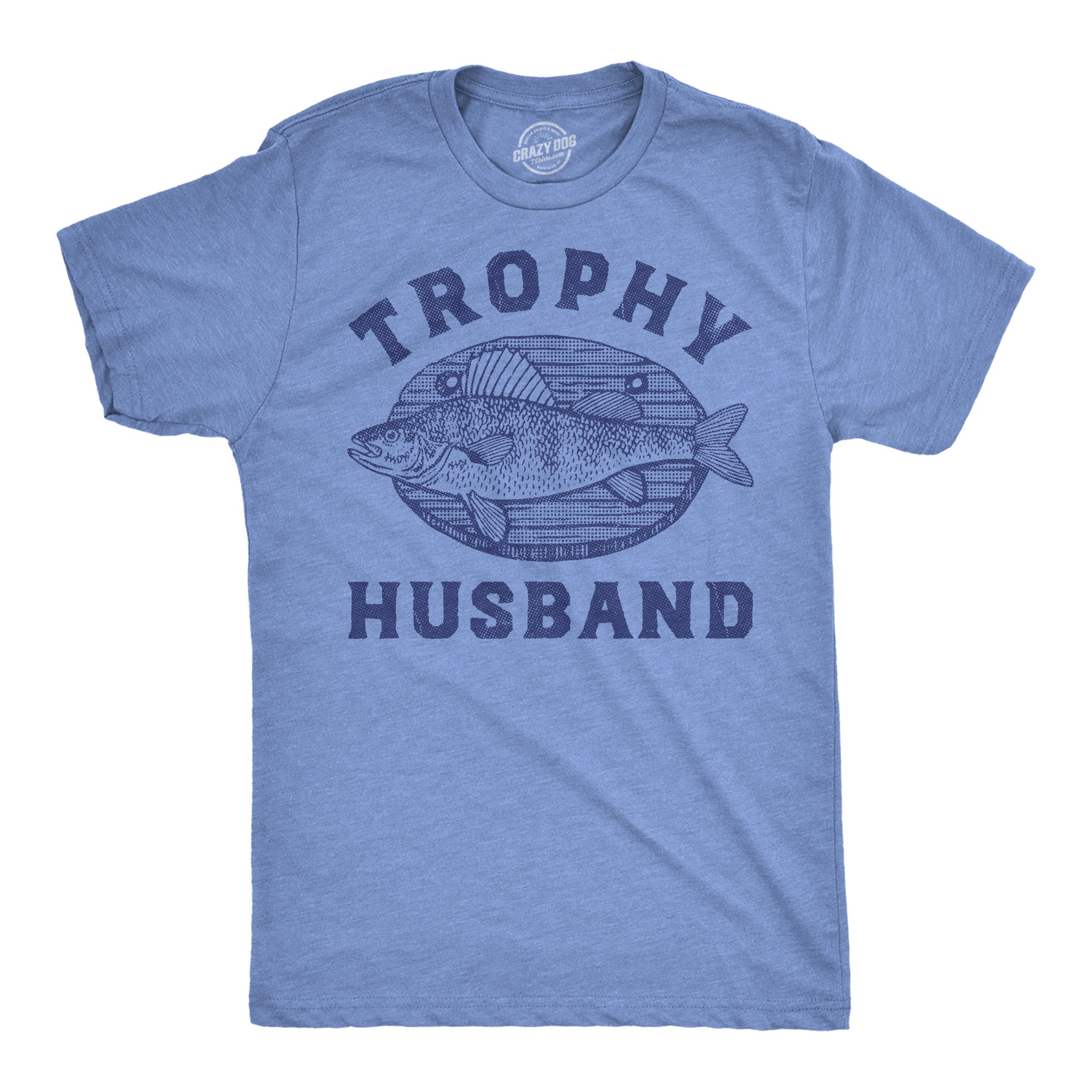 Trophy Husband Mounted Fish Men's T Shirt