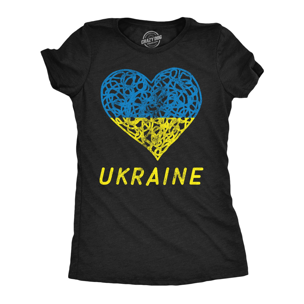 Ukraine Heart Women's T Shirt