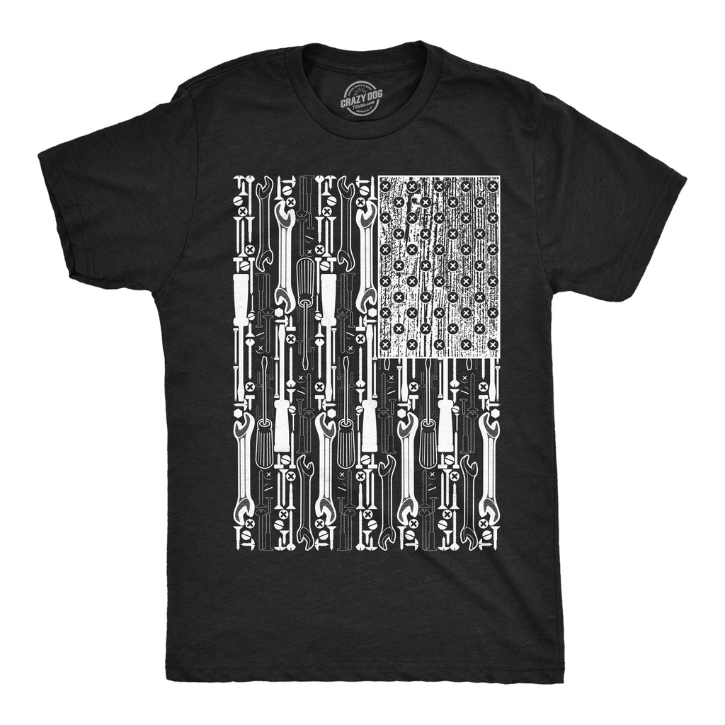 USA Flag Tools Men's T Shirt