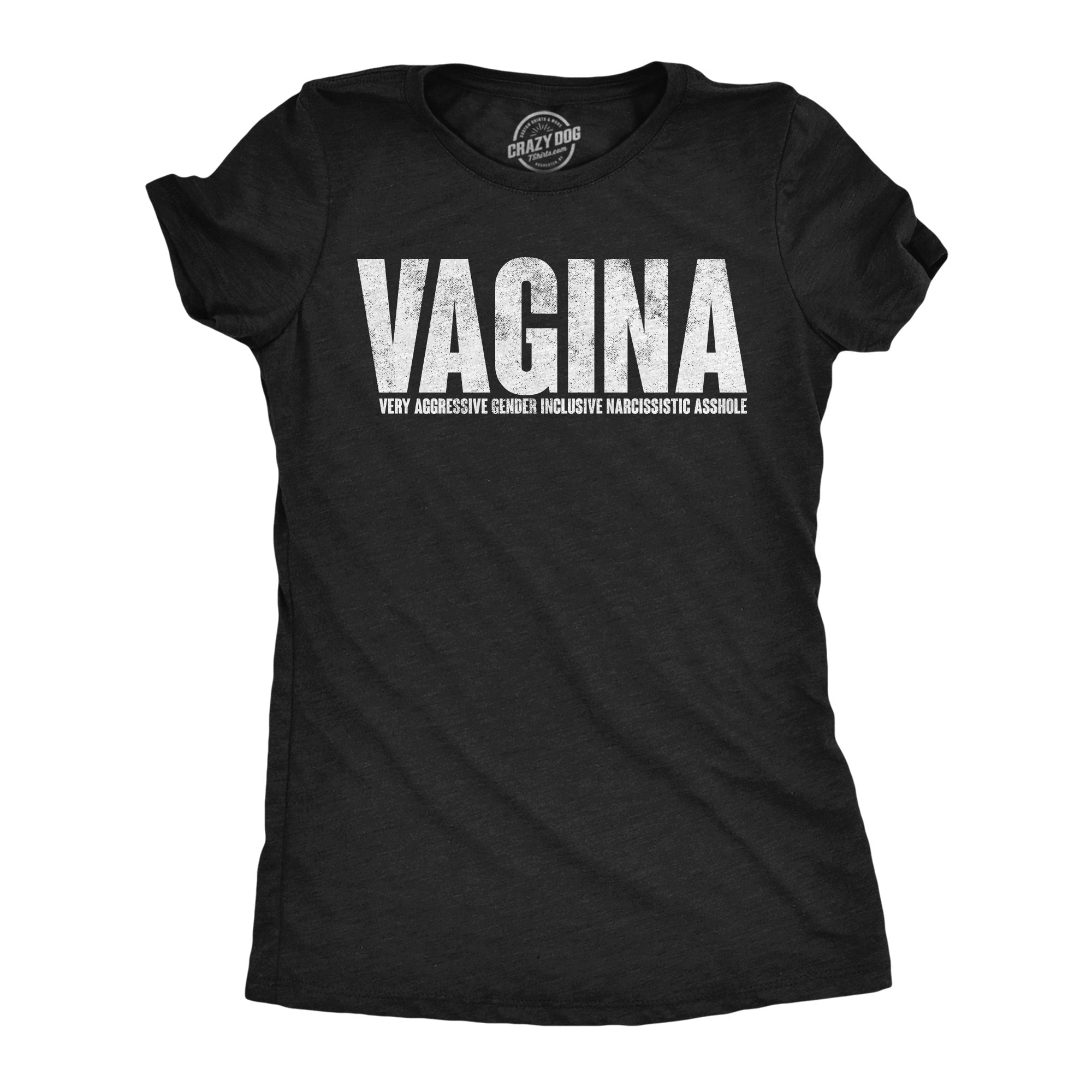 Vagina Very Aggressive Gender Inclusive Narcissistic Asshole Women's T Shirt