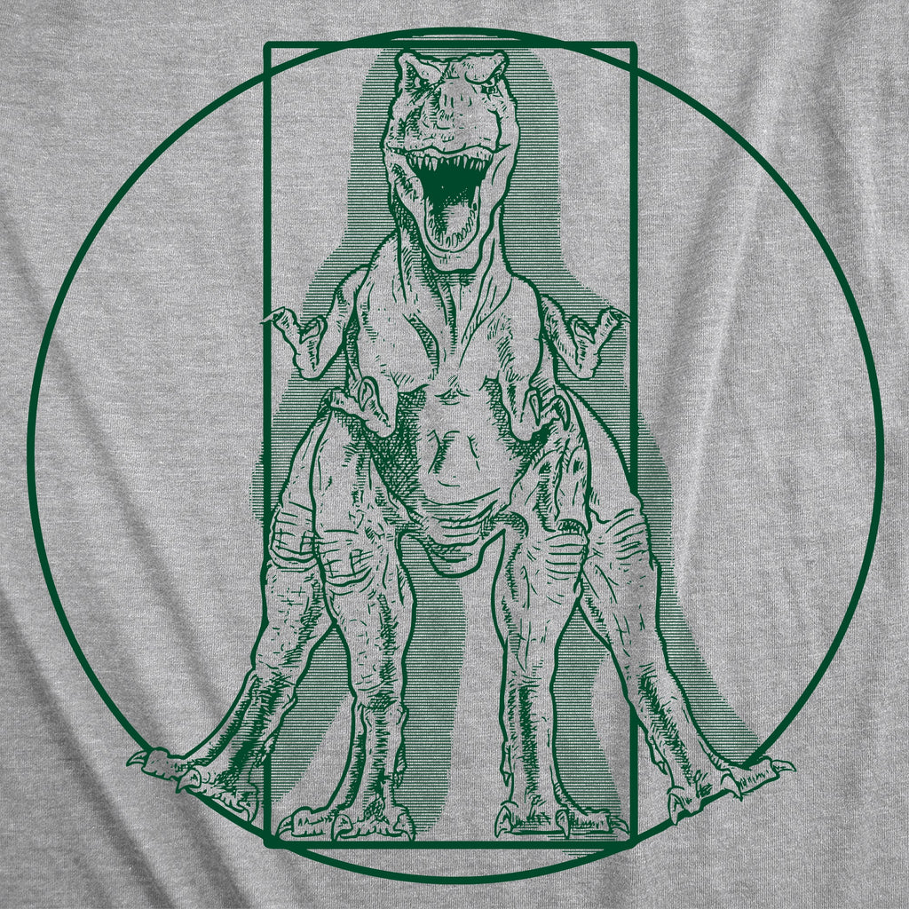 Virtruvian T Rex Men's T Shirt