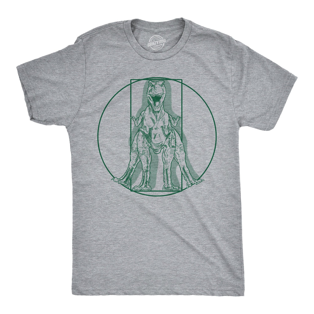 Virtruvian T Rex Men's T Shirt