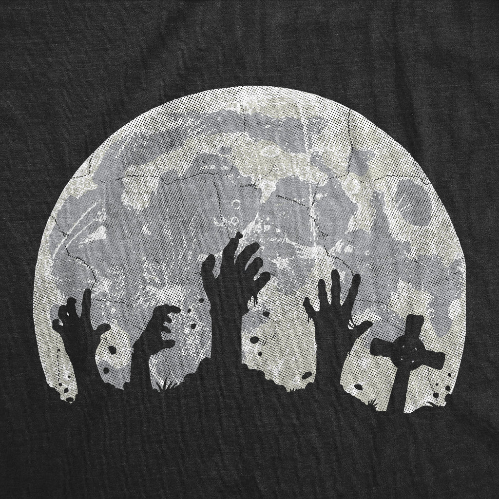 Zombie Hands Moon Men's T Shirt
