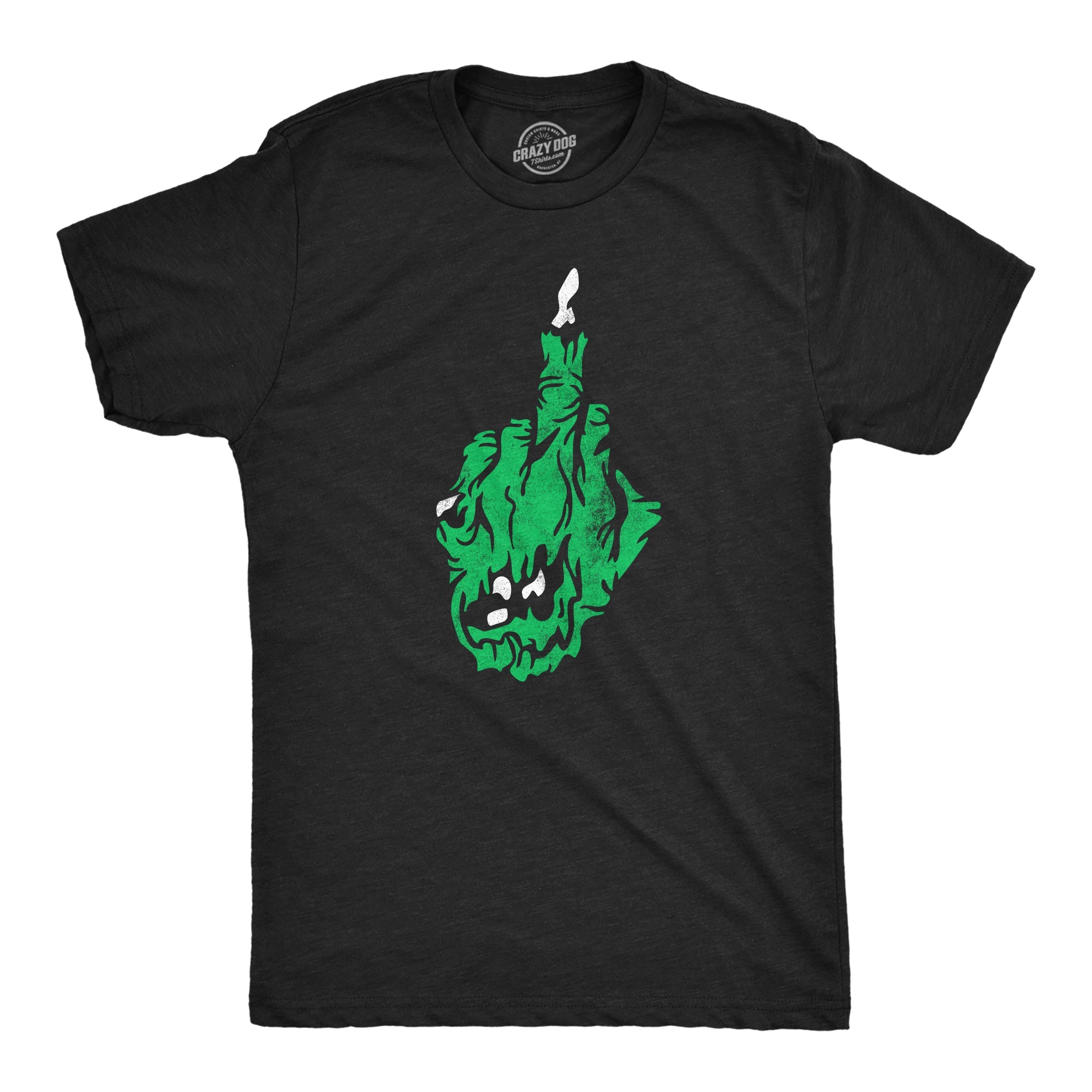 Zombie Middle Finger Men's T Shirt
