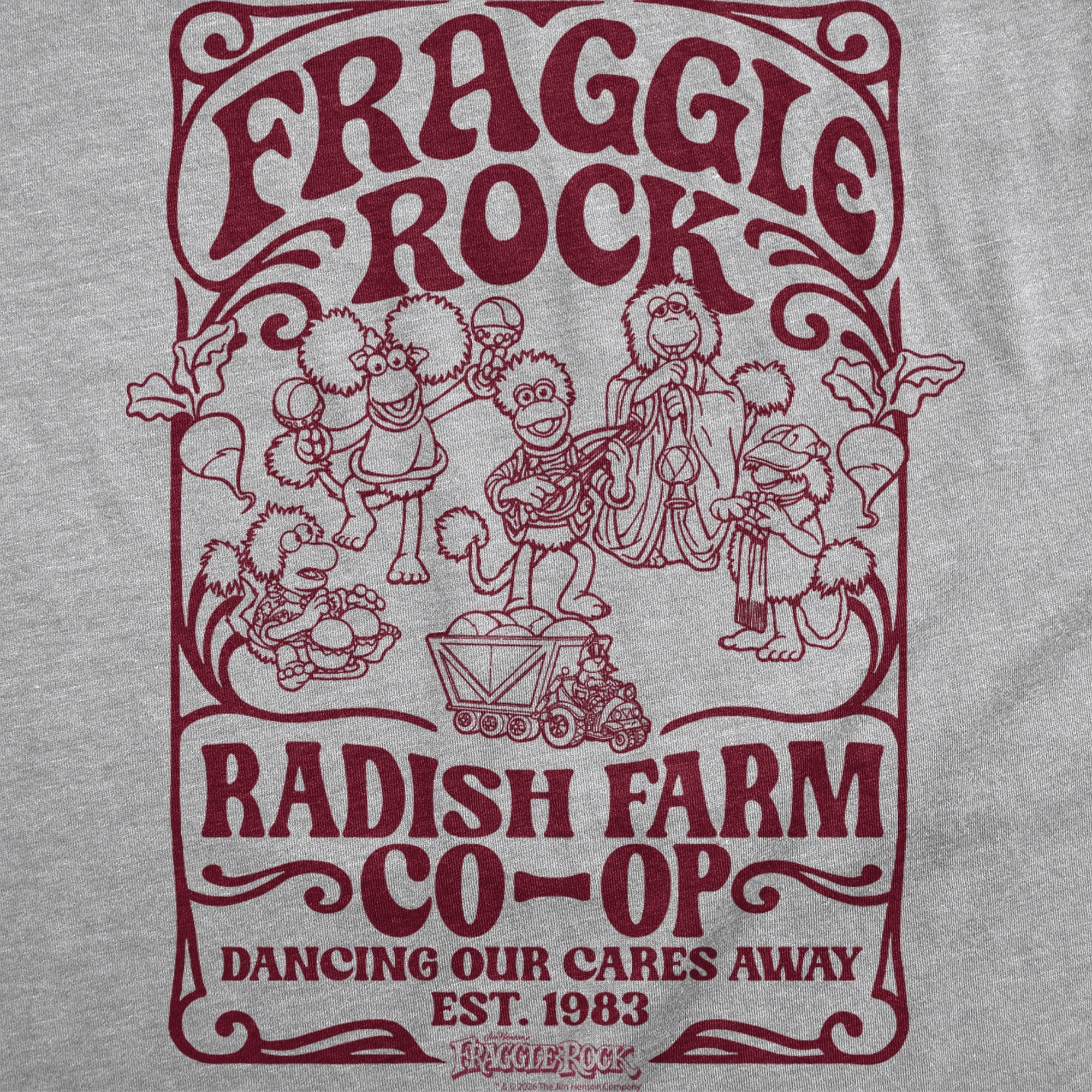 Fraggle Rock Raddish Farm Co Op Men's T Shirt