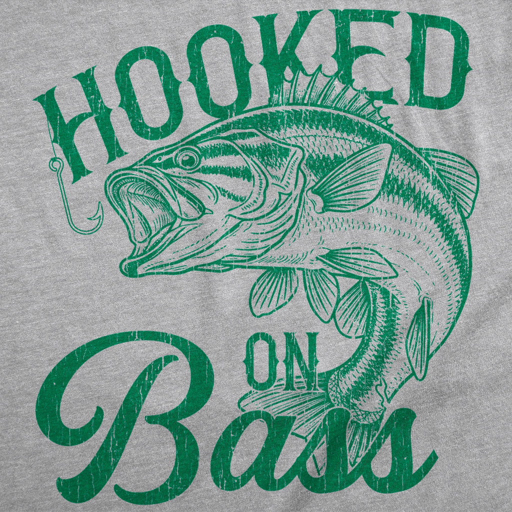 Hooked On Bass Men's T Shirt
