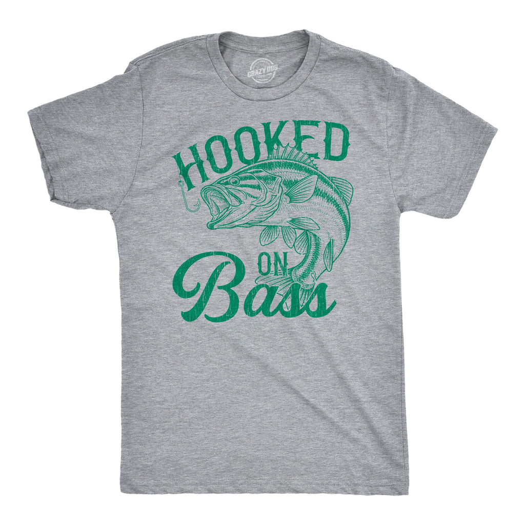 Hooked On Bass Men's T Shirt