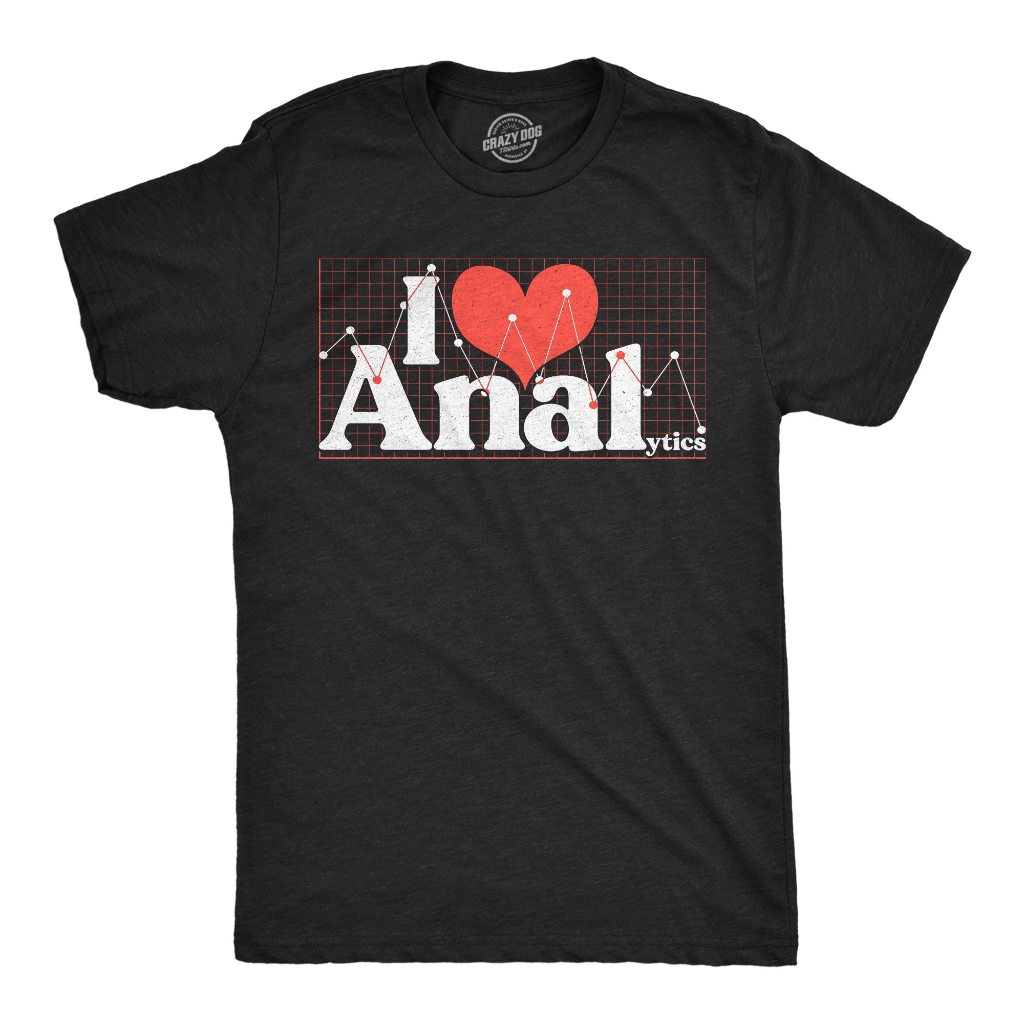 I Love Analytics Men's T Shirt