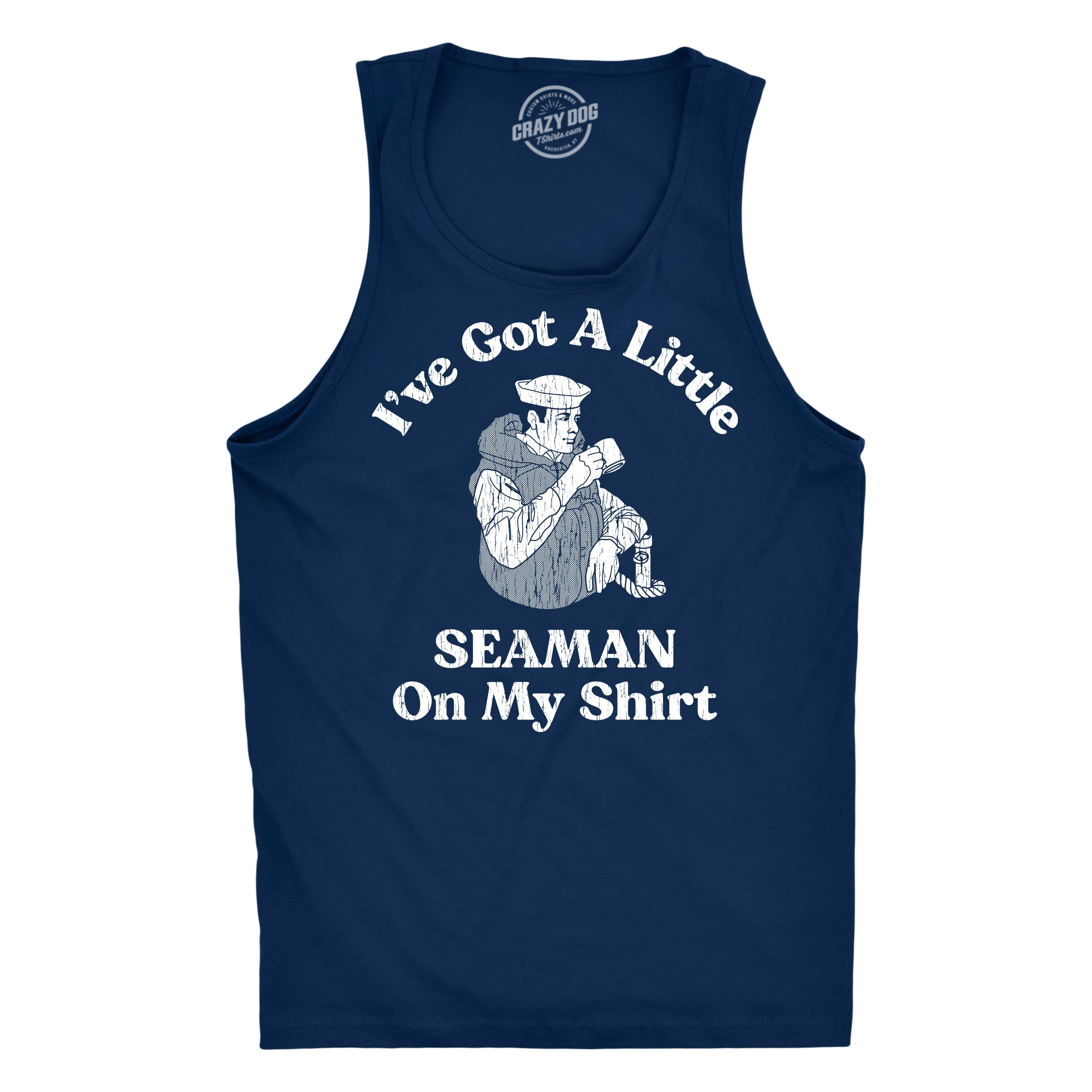Ive Got A Little Seaman On My Shirt Men's Tank Top