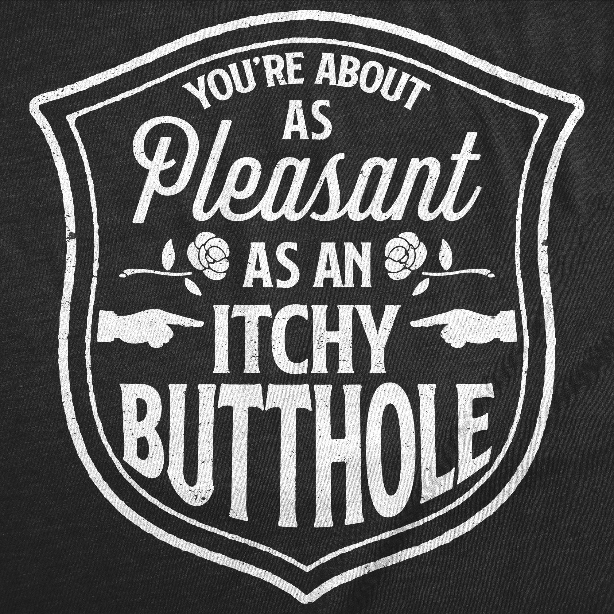 Youre As Pleasant As An Itchy Butthole Men's T Shirt