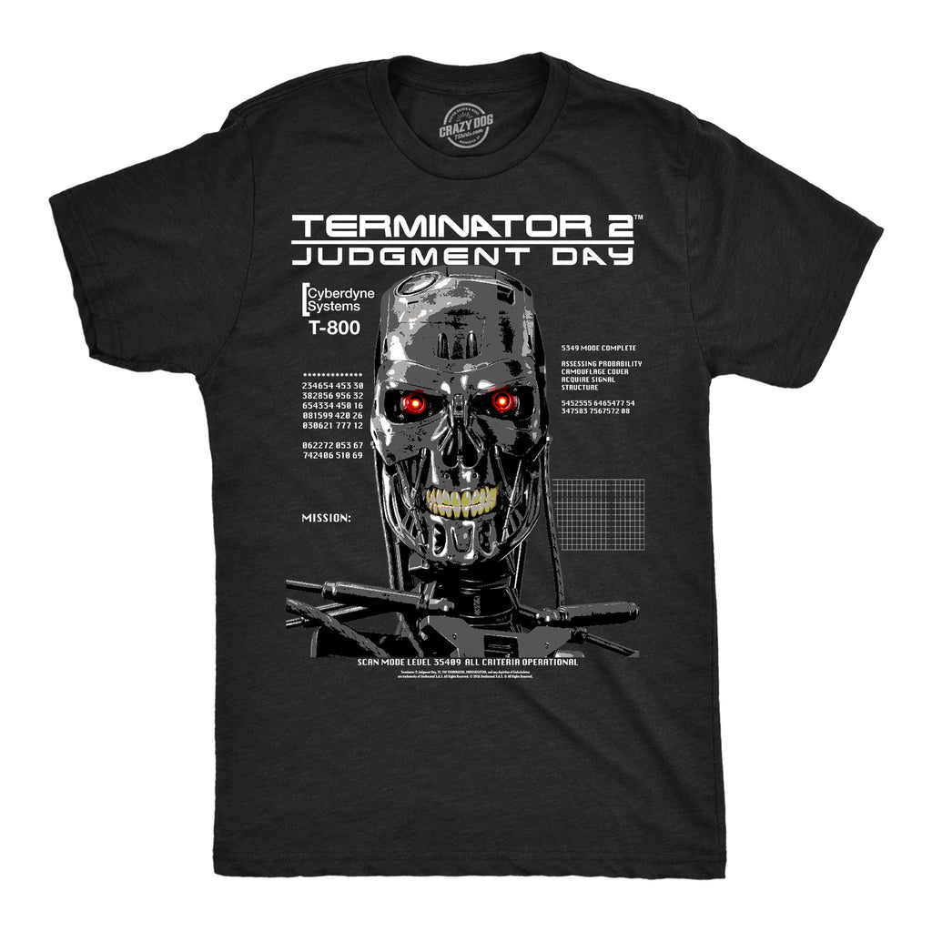 T 800 Endo Skull Men's T Shirt