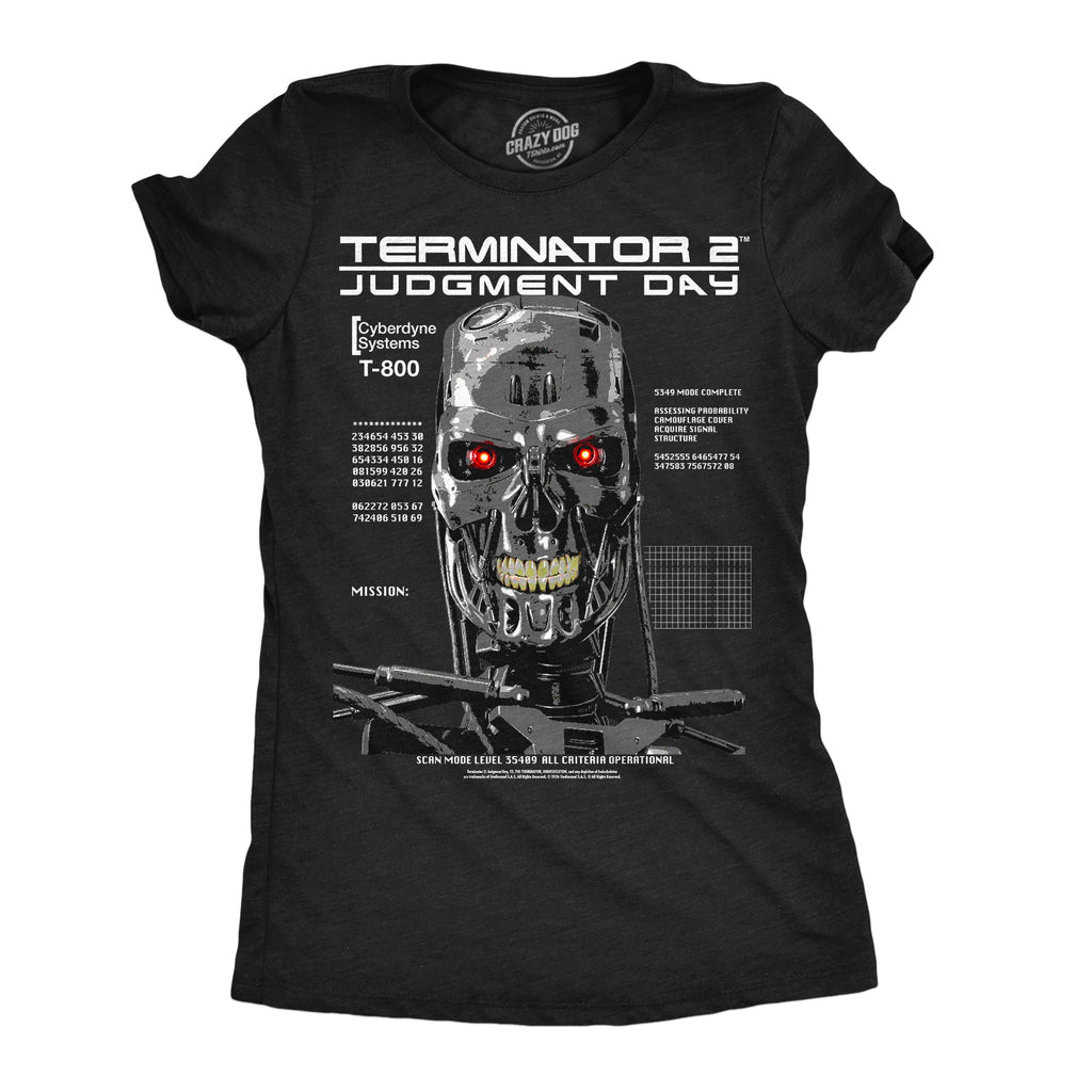 T 800 Endo Skull Women's T Shirt