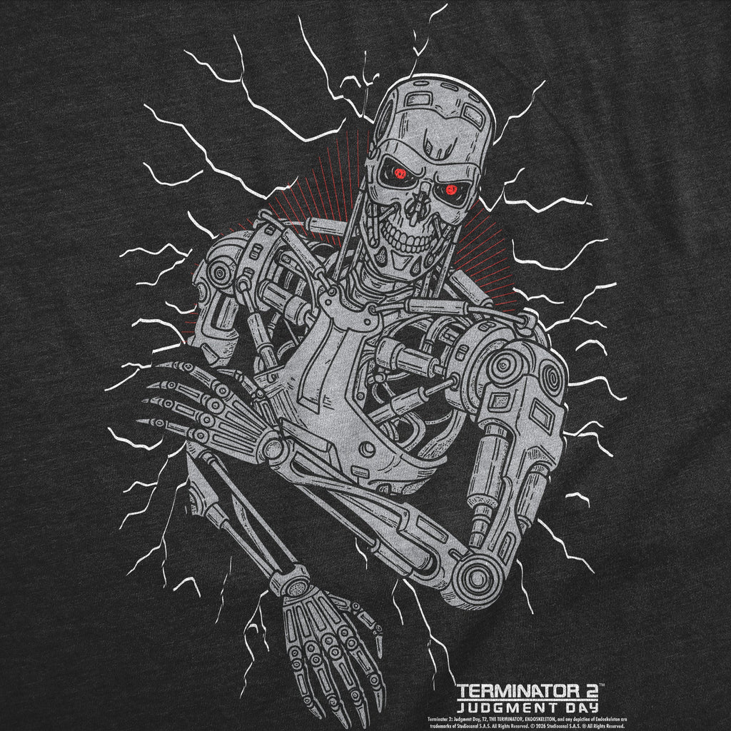 T 800 Bust Through Men's T Shirt