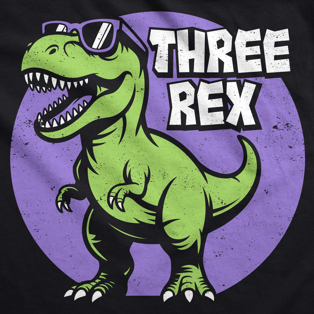 Three Rex Toddler T Shirt