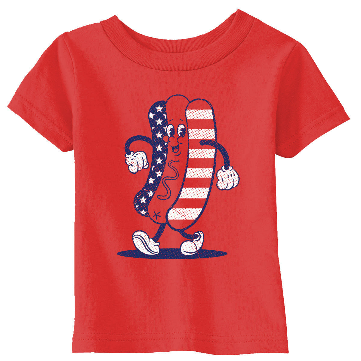 Fourth Of July Hotdog Toddler T Shirt