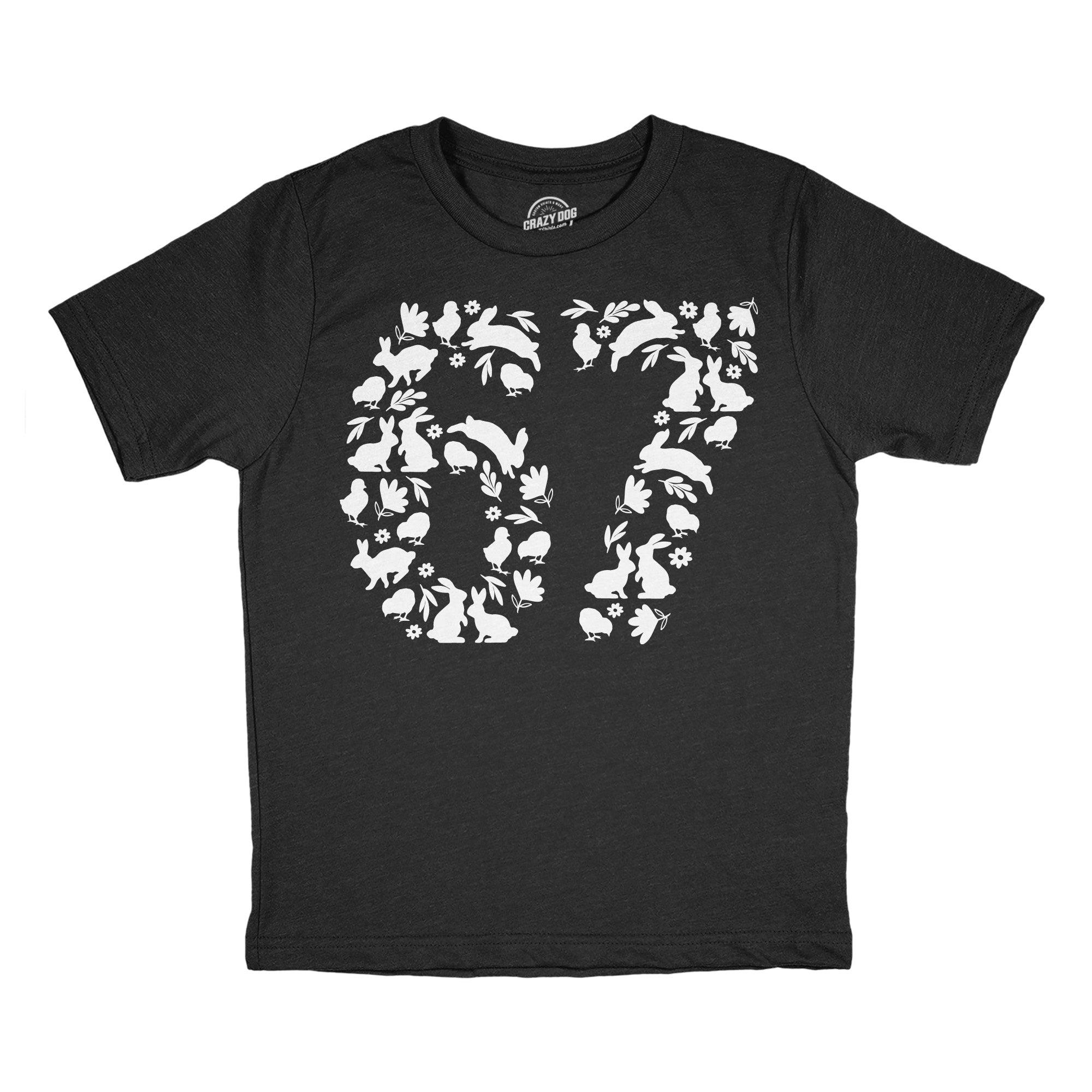 6 7 Easter Bunny Chicks Youth T Shirt