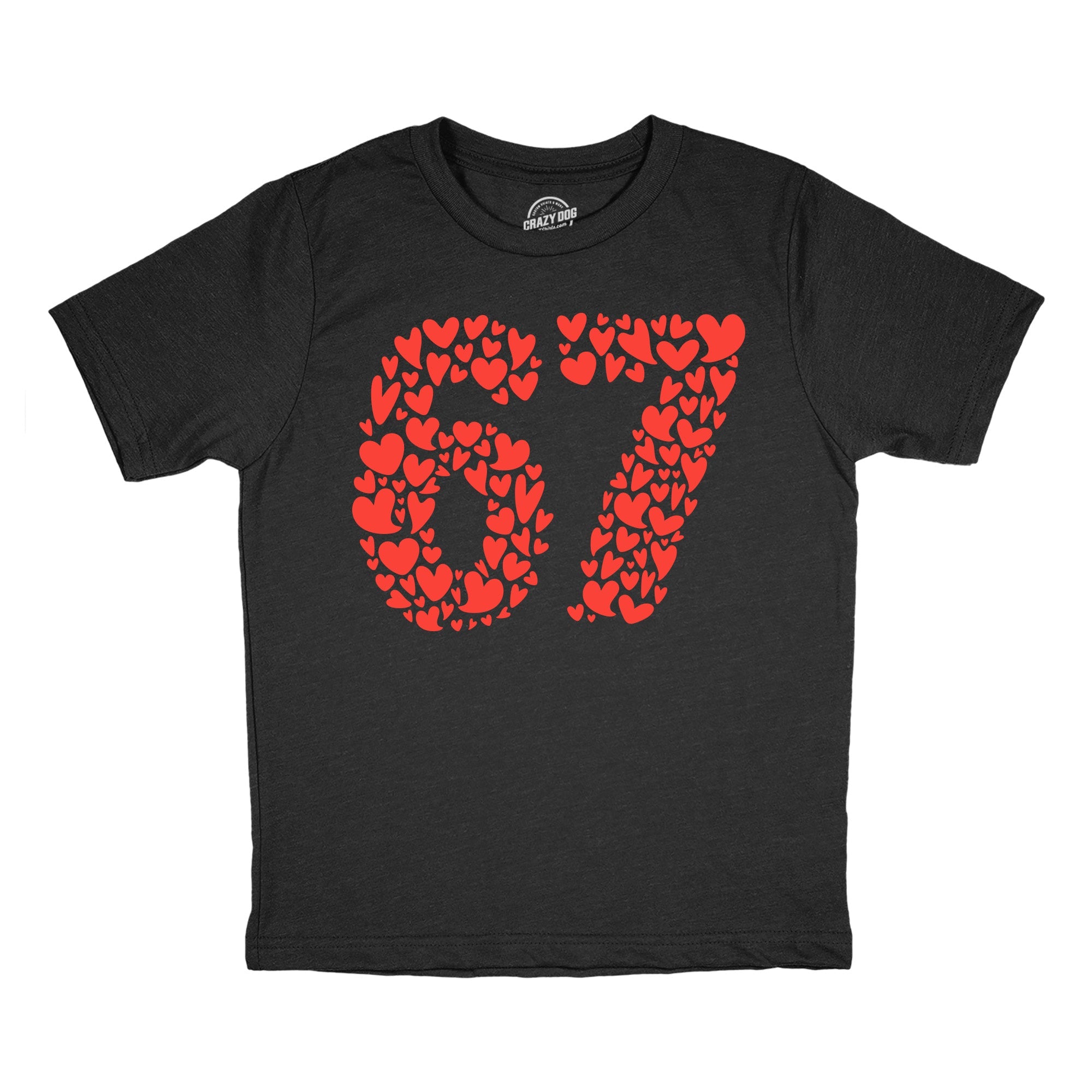6 7 Hearts Youth T Shirt