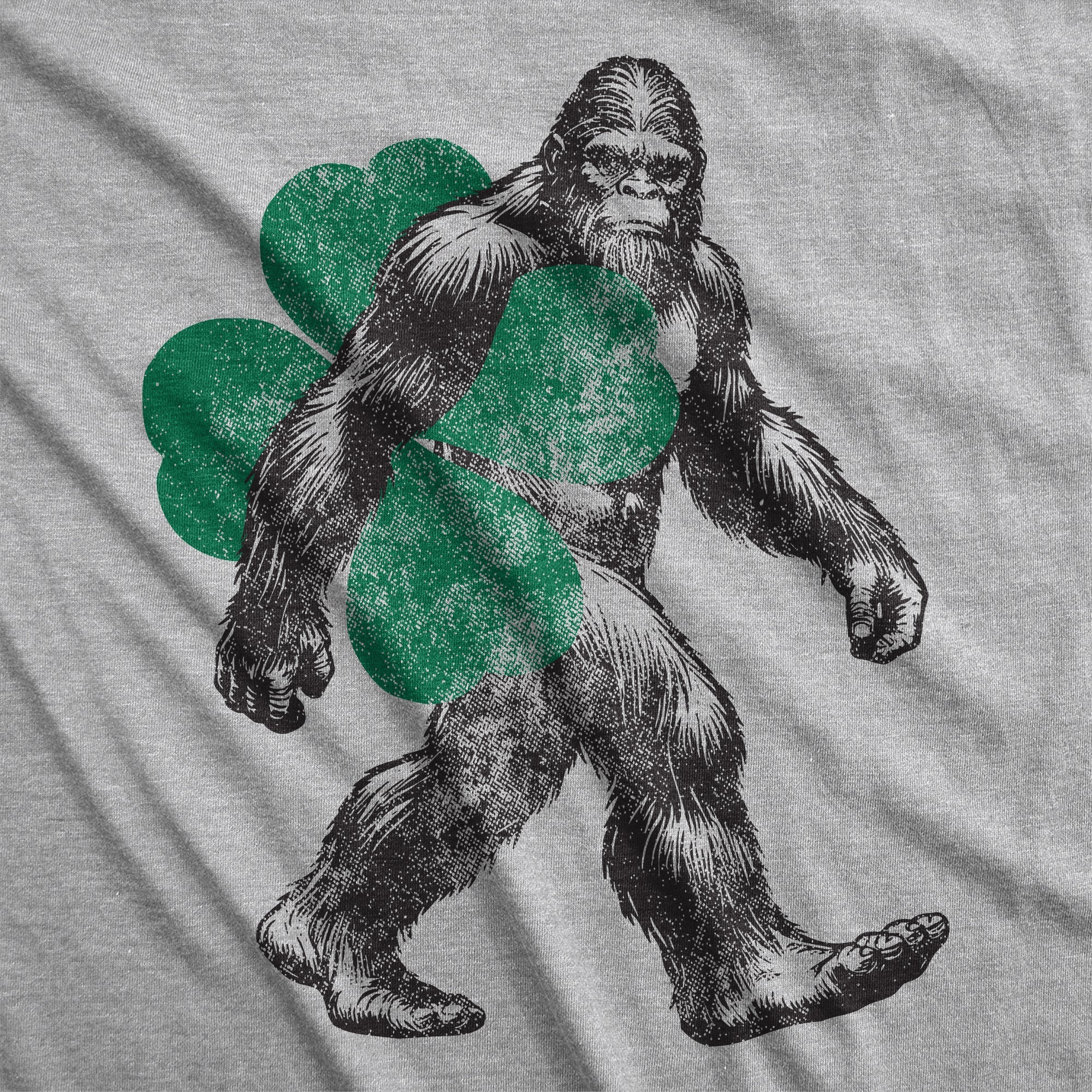 Bigfoot Clover Men's T Shirt
