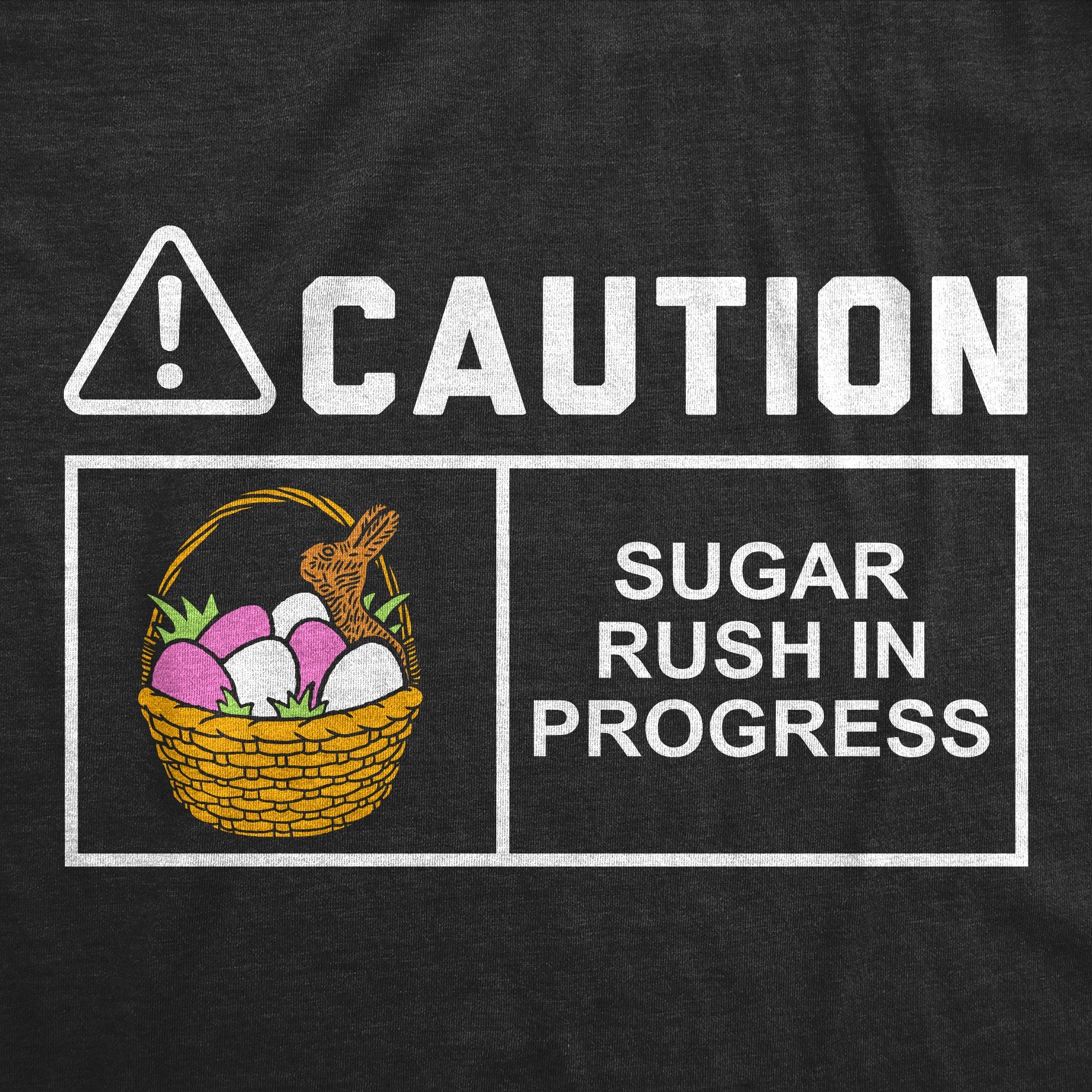 Caution Sugar Rush In Progress Toddler T Shirt