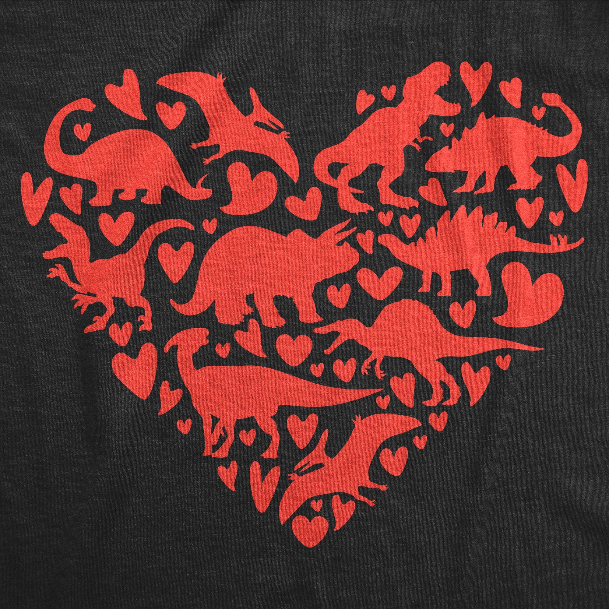 Dino Heart Youth T Shirt