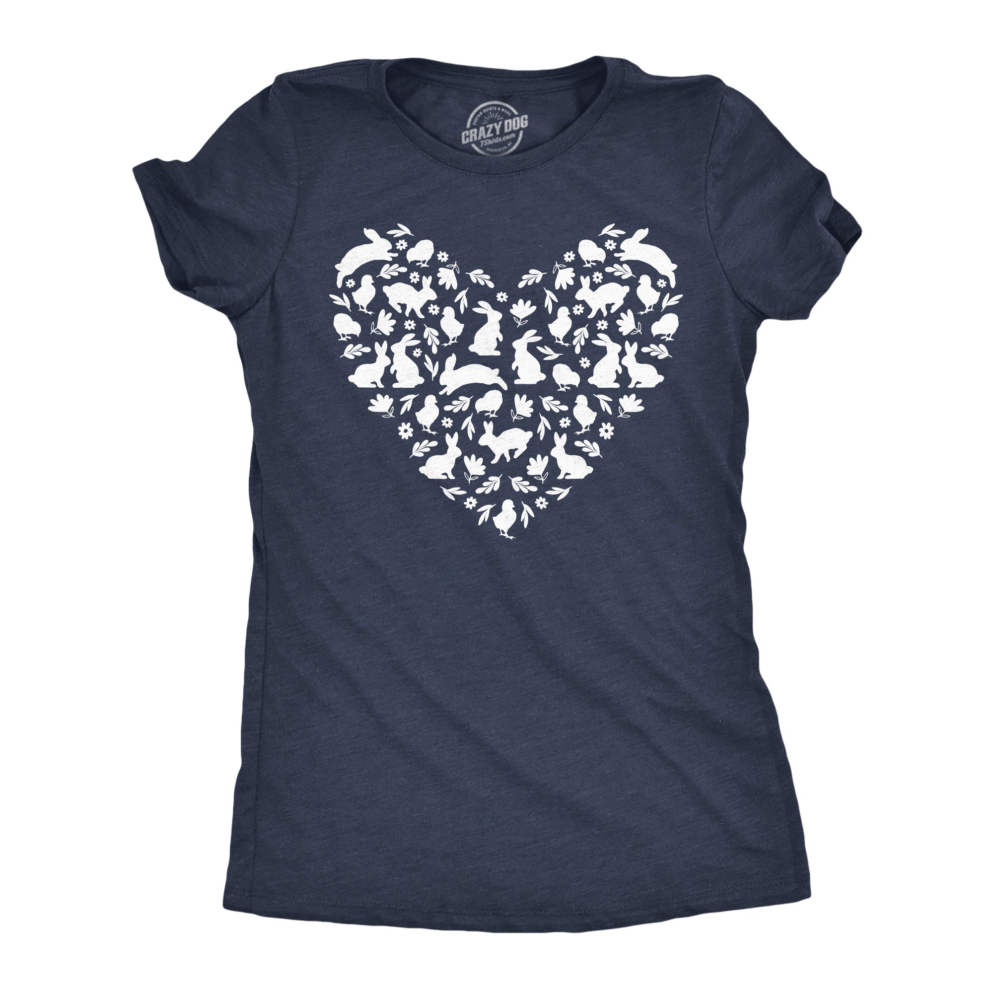 Easter Bunny Heart Women's T Shirt