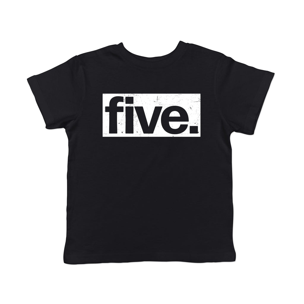 Five Birthday Toddler T Shirt