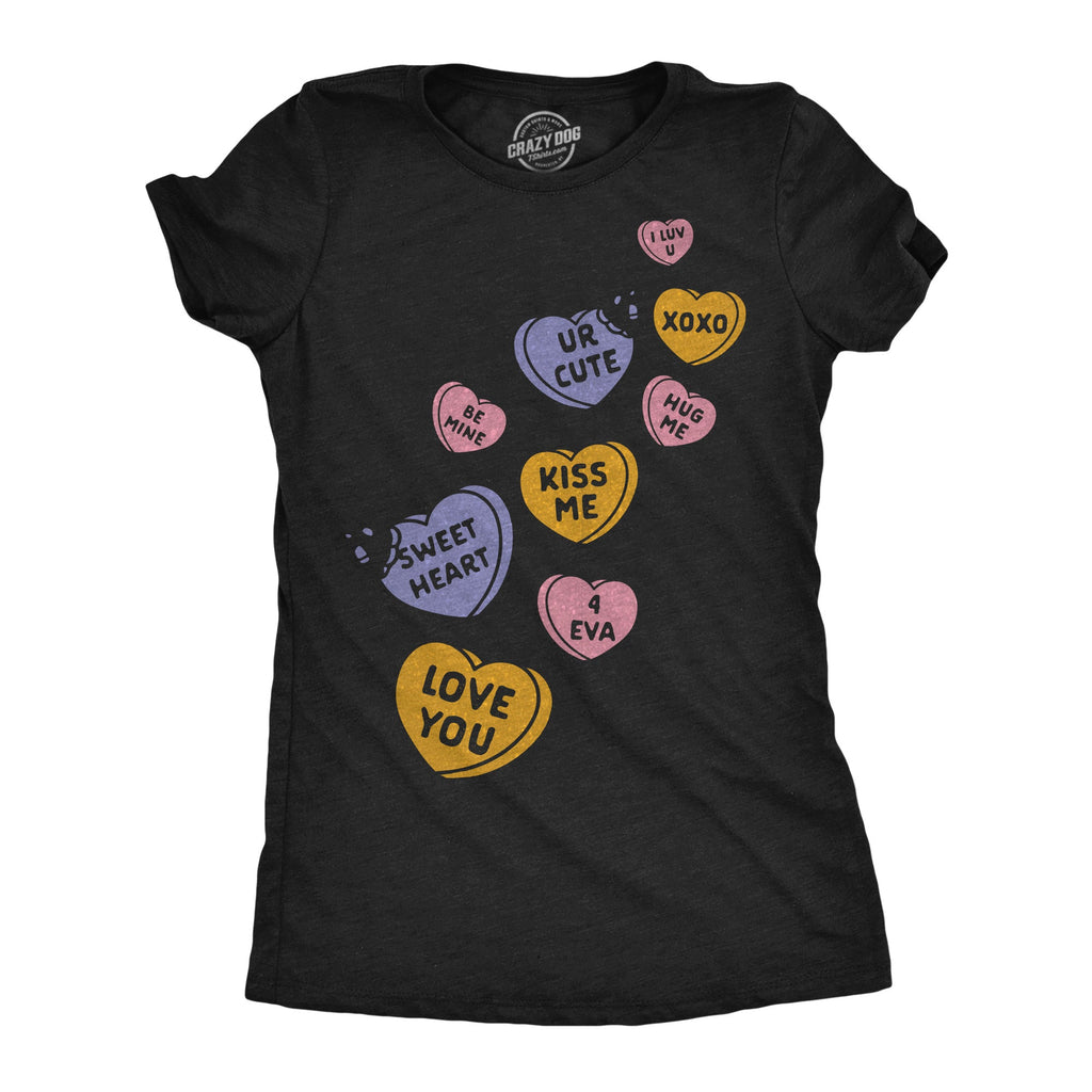 Glitter Candy Hearts Women's T Shirt