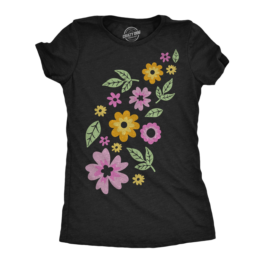Glitter Flowers Women's T Shirt