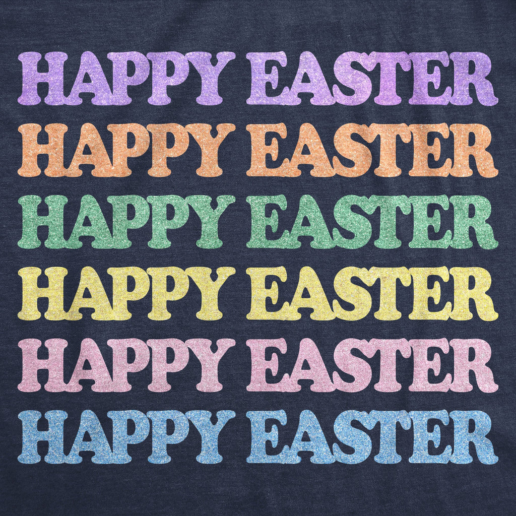 Happy Easter Glitter Stack Women's T Shirt