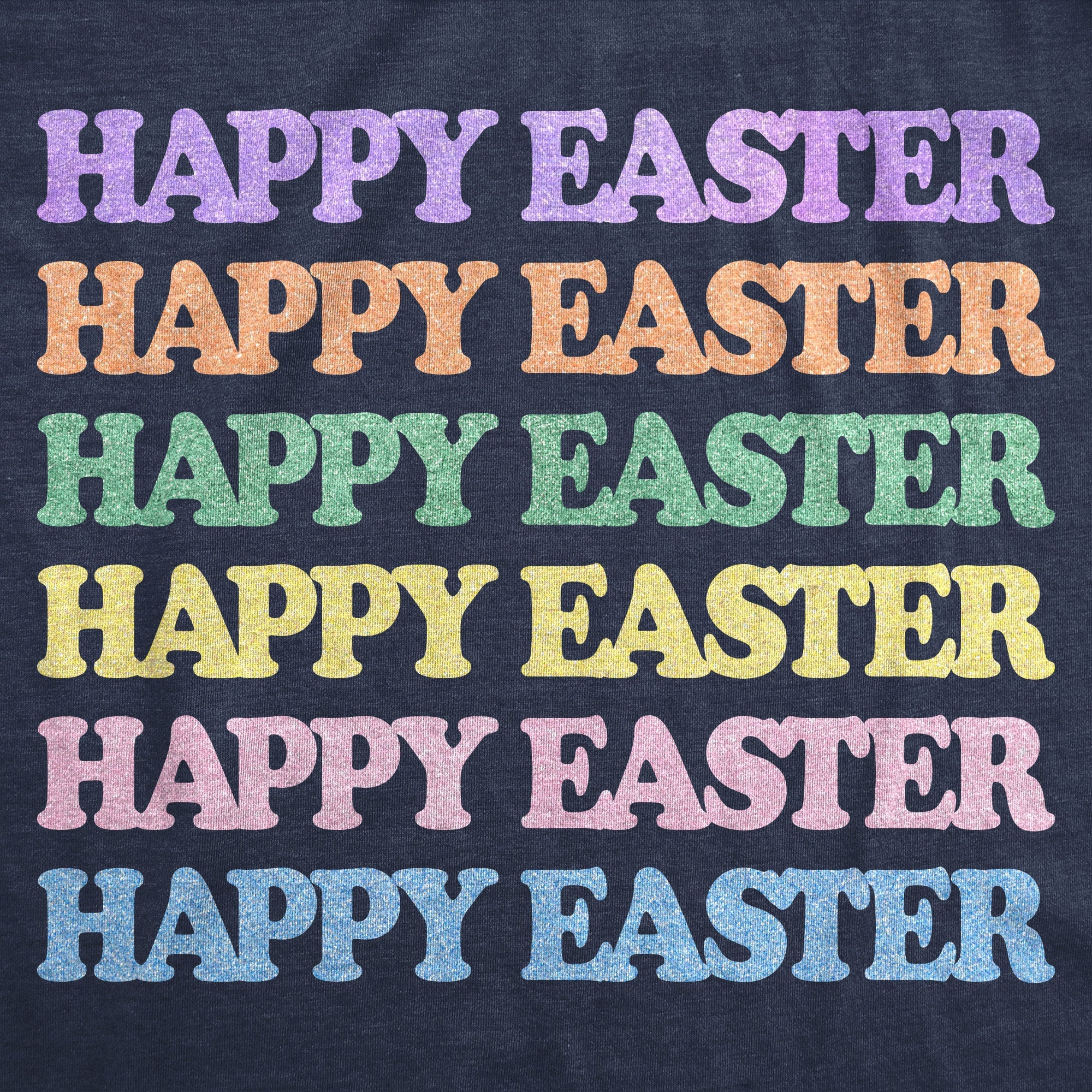 Happy Easter Glitter Stack Women's T Shirt