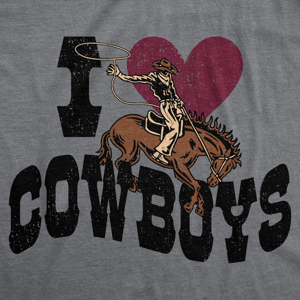 I Heart Cowboys Women's T Shirt