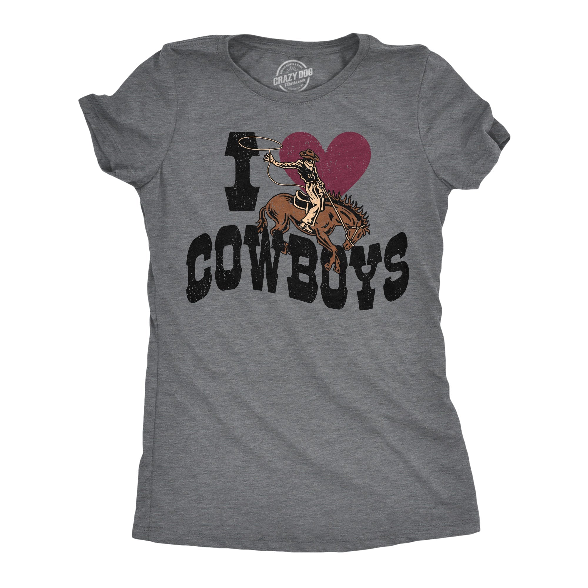 I Heart Cowboys Women's T Shirt
