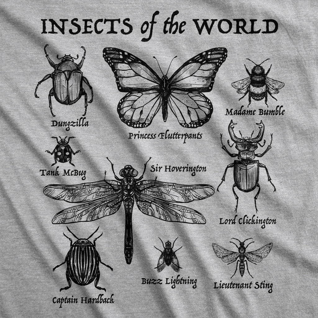Insects Of The World Women's T Shirt