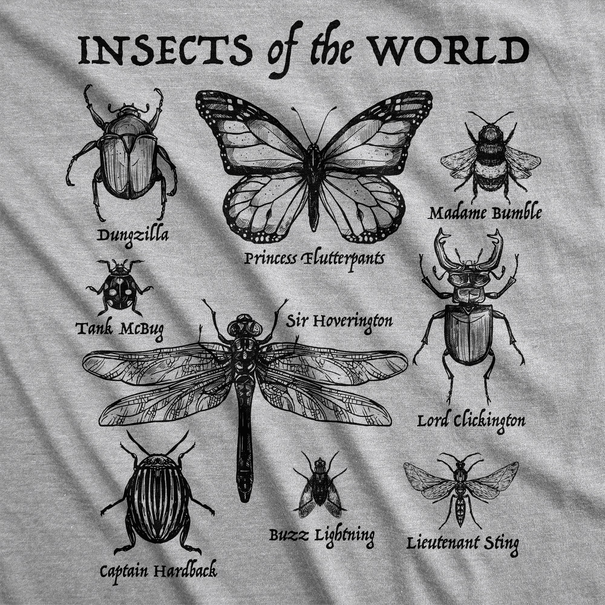 Insects Of The World Women's T Shirt