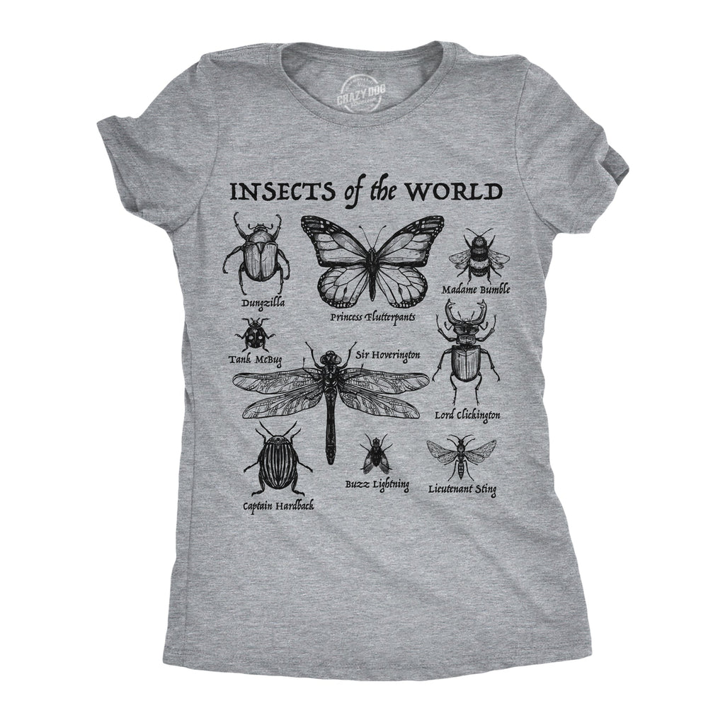 Insects Of The World Women's T Shirt