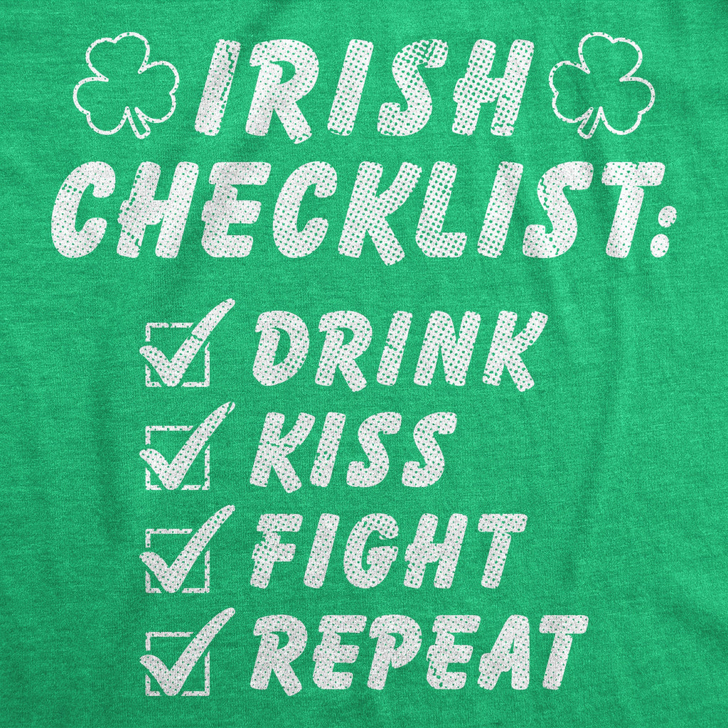 Irish Checklist Men's T Shirt
