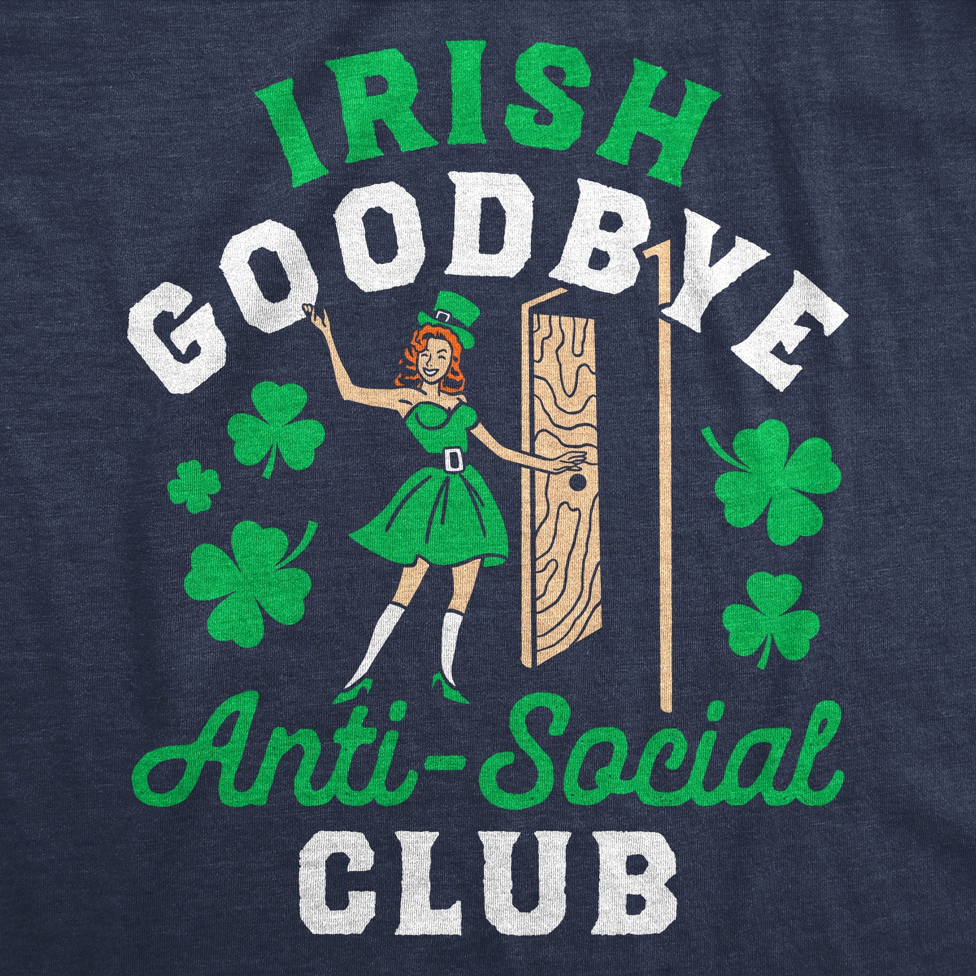 Irish Goodbye Anti Social Club Women's T Shirt