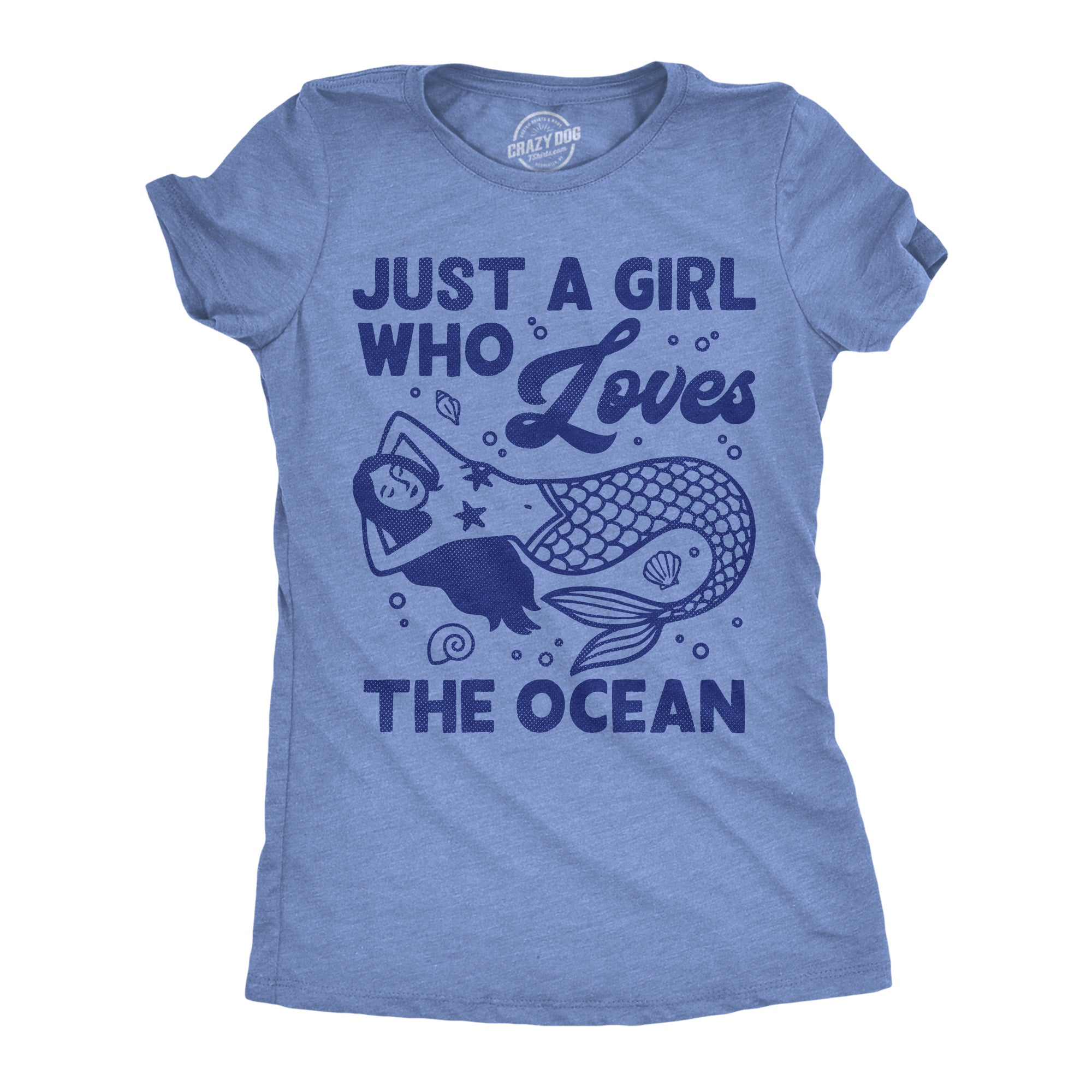 Just A Girl Who Loves The Ocean Women's T Shirt