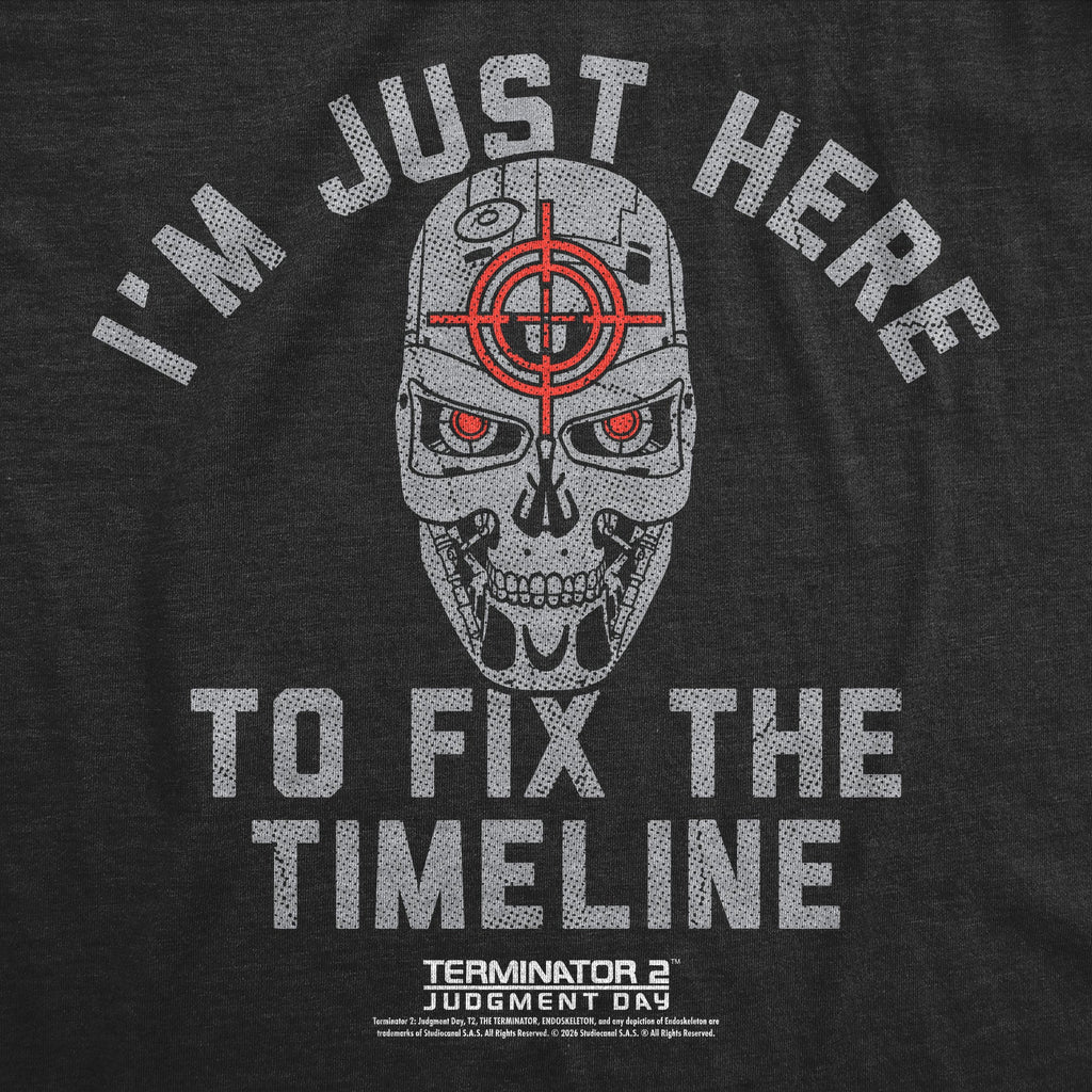 Im Just Here To Fix The Timeline Men's T Shirt
