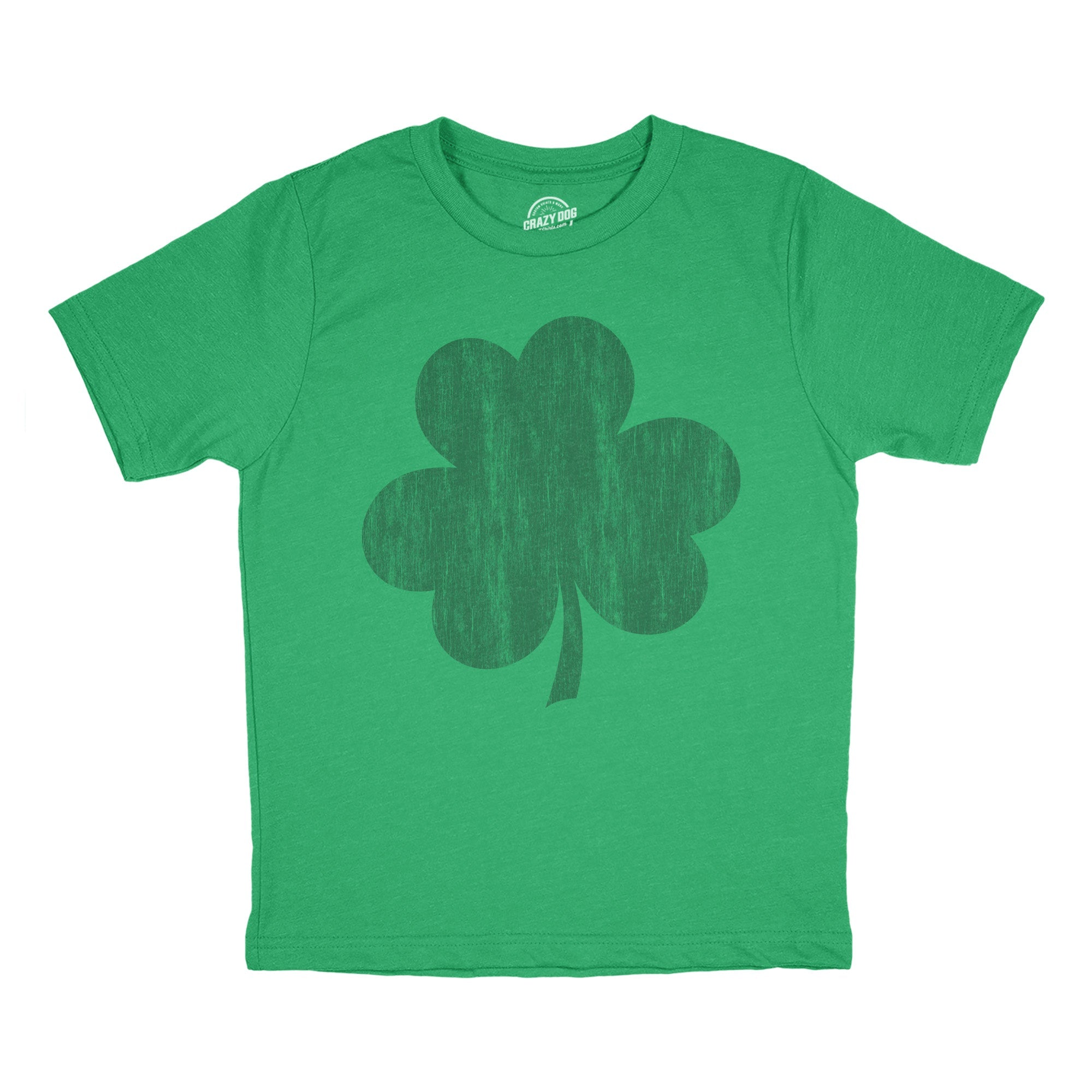 Distressed Clover Youth T Shirt