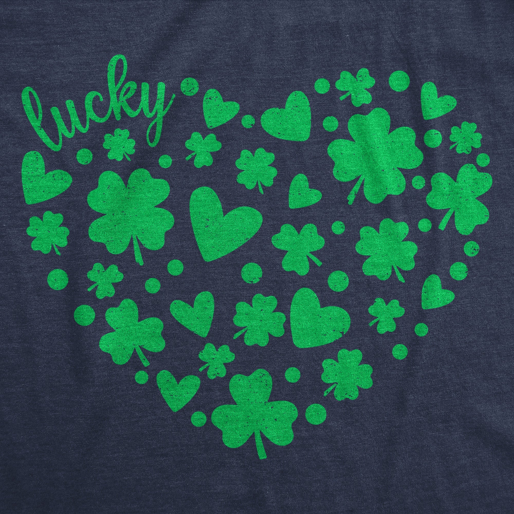 Lucky Shamrock Heart Women's T Shirt