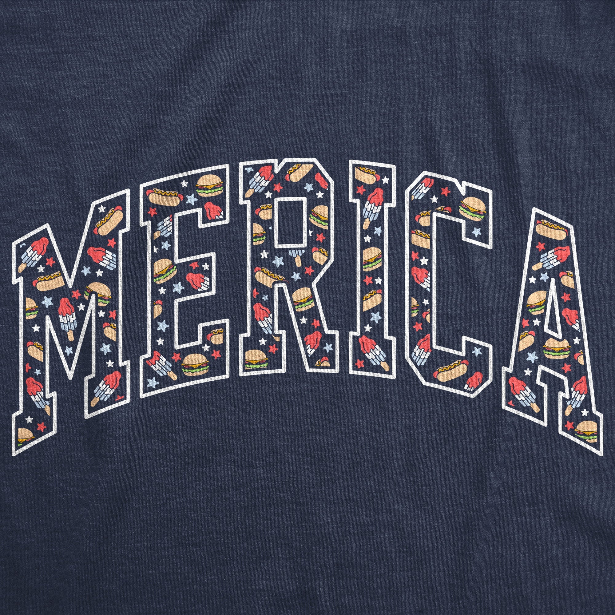 Merica Text Food Men's T Shirt