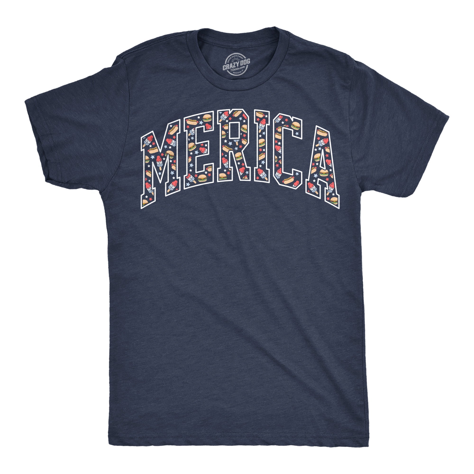 Merica Text Food Men's T Shirt