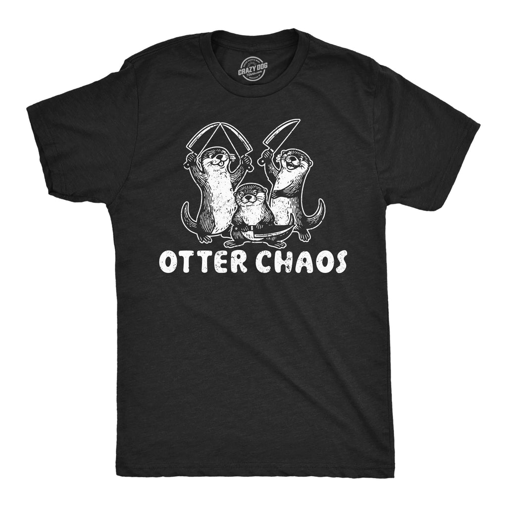 Otter Chaos Men's T Shirt