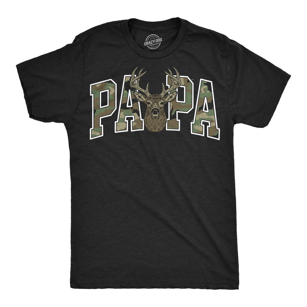 Papa Text Pattern Men's T Shirt